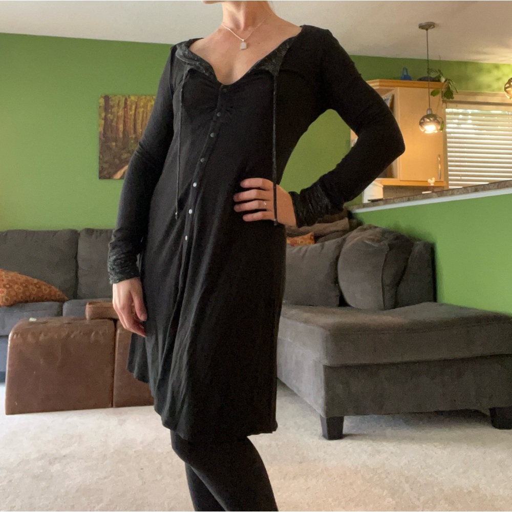 Nomads Long-Sleeved Hemp Dress